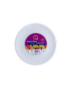 ASWAAQ PAPER PLATE 9 INCH 12 100PCS