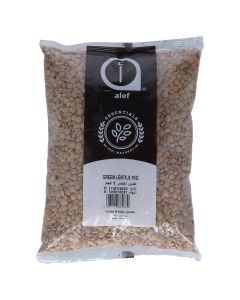 ALEF GREEN DAL LENTILS 1KG