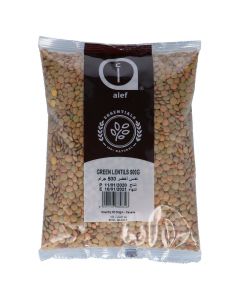 ALEF GREEN MASOOR DAL 500GM