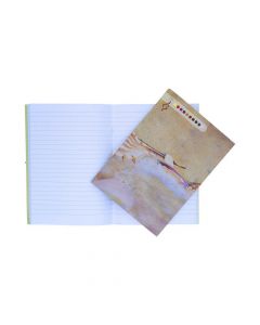 FEKRA PAINTINGS NOTEBOOK GREEN