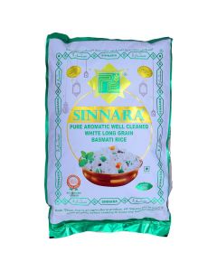 SINNARA PURE AROMATIC BASMATI RICE 20KG