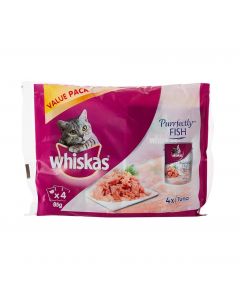 WHISKAS PERFECTLY TUNA 4X85GM