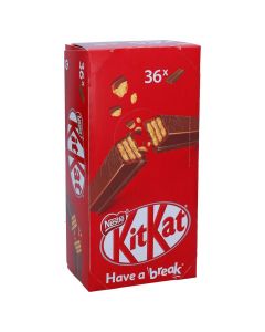 KITKAT 2 FINGER MILK CHOCOLATES 36X20.5GM