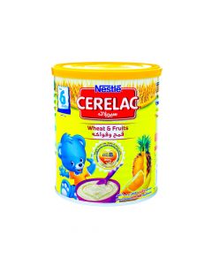 NESTLE CERELAC INFANT CEREAL WHEAT & FRUITS 400GM