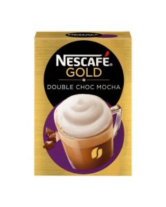 NESCAFE GOLD DOUBLE CHOC MOCHA CHOCOLATES COFFEE 8X23GM