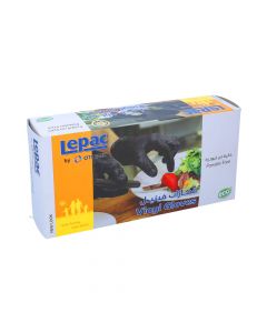 LEPAC VINYL GLOVES ASSORTED 100 PSC