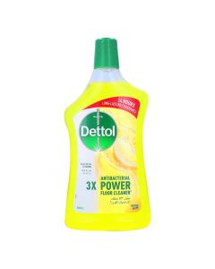 DETTOL LEMON ANTIBACTERIAL POWER FLOOR CLEANER 900ML