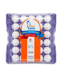 SAHA XL WHITE EGGS 30PC