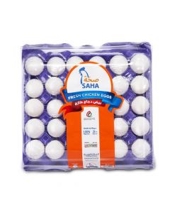 SAHA LARGE WHITE EGGS 30PC