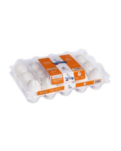 SAHA LARGE WHITE EGGS 15PC