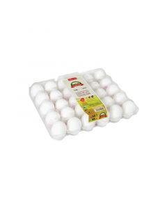 OVA PLUS WHITE MEDIUM EGGS 30PC