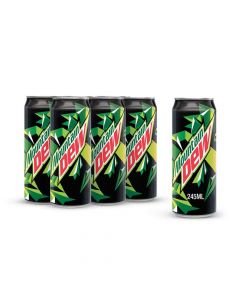 MOUNTAIN DEW 6X245ML@10AED