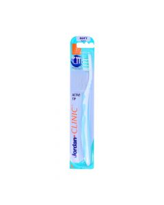 JORDAN CLINIC ACTIVE TIP SOFT TOOTHBRUSH