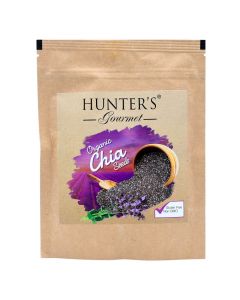 HUNTERS GOURMET ORGANIC CHIA SEEDS 150GM