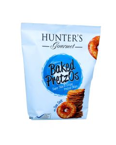 HUNTERS GOURMET BAKED PRETZOS WITH SEA SALT 180GM