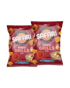 SAFARI GRILLS POTATO CHIPS 2X125GM