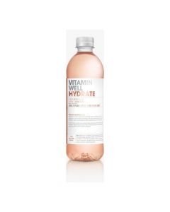 VITAMIN WELL HYDRATE RHUBARB AND STRAWBERRY  DRINK 500ML