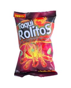 TAKIS HOT CHILLI PEPPER AND LIME TORTILLA CHIPS 56GM