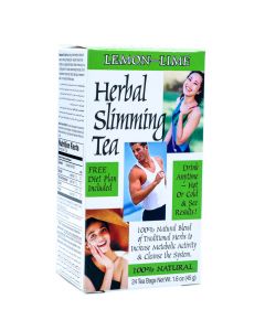 21ST CENTURY HERBAL SLIMMING TEA LEMON LIME 24 BAGS