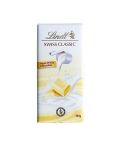 LINDT SWISS CLASSIC MILK WHITE CHOCOLATES 100GM