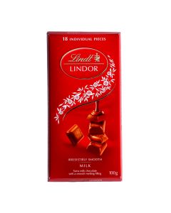 LINDT MILK LINDOR CHOCOLATES 100G