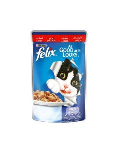 FELIX BEEF POUCH 100G