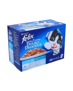 FELIX CAT FOOD FISH 12X100GM