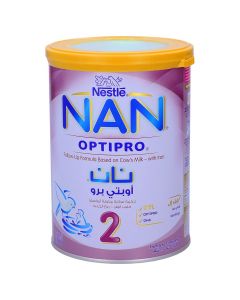 NAN OPTIPRO  STAGE 2 FOLLOW UP FORMULA BABY MILK POWDER 400GM