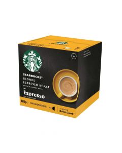 STARBUCKS BLONDE ESPRESSO ROAST COFFEE 12 CAP 66GM