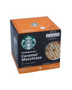 STARBUCKS CARAMEL MACCHIATO ARABICA COFFEE 12 CAPSULES 127.8GM