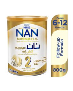 NAN SUPREME HYPOALLERGENIC STAGE 2 FOLLOW UP FORMULA BABY MILK POWDER 800GM