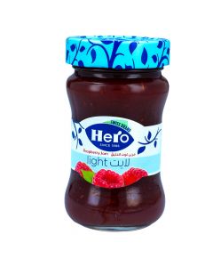 HERO LIGHT RASPBERRY JAM 320GM