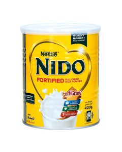 NESTLE NIDO FULL CREAM MILK POWDER TIN 400GM