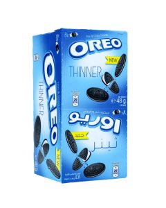 OREO THINNER COOKIES 8X48GM