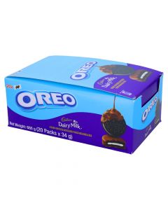 OREO DAIRY MILK COOKIES 20X34GM