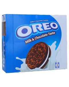 OREO MILK & CHOCOLATES COOKIES 16X38GM