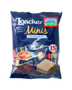 LOACKER MINI CREAM KAKAO WAFER 150GM