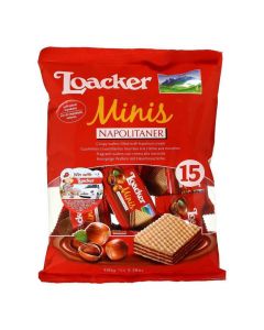 LOACKER MINIS NAPOLITANER WAFER 150GM