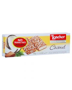 LOACKER COCONUT PATISSERIE WAFER 100GM