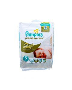 PAMPERS PREMIUM CARE DIAPERS SIZE 5 JUNIOR 11-16 KG CARRY PACK 20 PSC