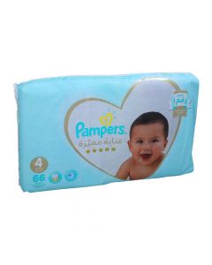 PAMPERS PREMIUM CARE DIAPERS SIZE 4  8-14 KG JUMBO PACK 66 PSC