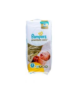 PAMPERS PREMIUM CARE DIAPERS  SIZE 2 NEWBORN  3-8 KG MID PACK 46 PSC