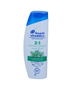 HEAD & SHOULDERS SMOOTH & SILKY 2-IN-1 ANTI DANDRUFF SHAMPOO & CONDITIONER 400ML