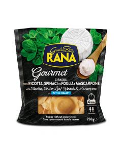 RANA GOURMET GIRASOLI WITH RICOTTA SPINACH & MASCARPONE 250GM