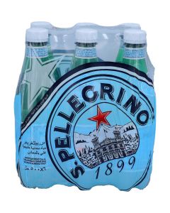 SANPELLEGRINO SPARKLING WATER 6X500ML