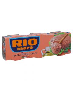 RIO MARE LIGHT MEAT TUNA IN OLIVE OIL 3X80GM