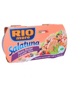 RIO MARE SALATUNA MEAT BEANS RECIPE VEGETABLES AND TUNA SALAD 2X160GM