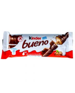 KINDER BUENO MILK CHOCOLATES BAR 43GM