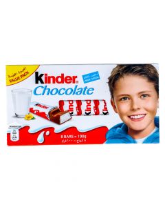 KINDER CHOCOLATE 8 BARS 100GM