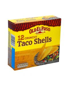 OLD ELPASO 12 CRUNCHY TACO SHELLS 156GM